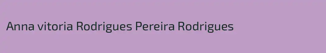 Anna vitoria Rodrigues Pereira Rodrigues